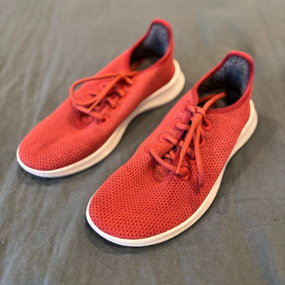 Allbirds Tree Runner Shoes - Lychee; Men's Size 8